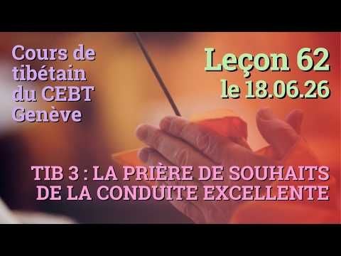 Tib 3 - Tibetan Lessons - Sangtcheu Meunlam 62 - 06/26/18