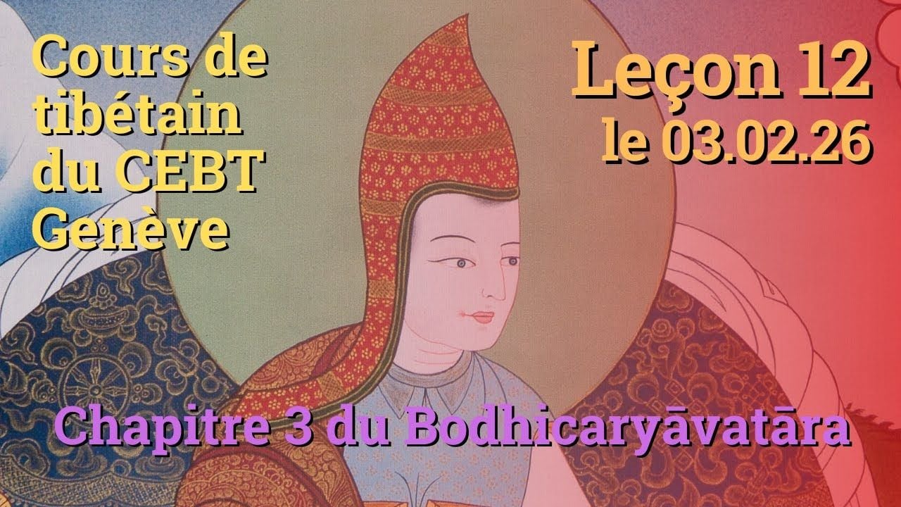 Tib 1   Marche vers l'Eveil ch  3   leçon 12, le 03 02 26