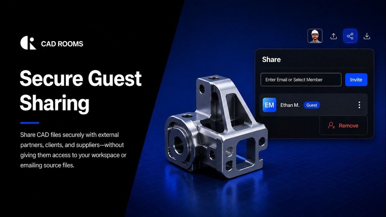 Securely Share CAD Files with Guests