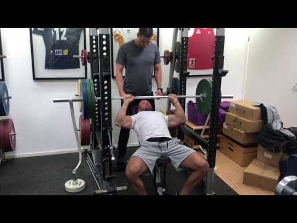 Lukas Grigorescu - 30° Incline Benchpress w/ Full Speed Device