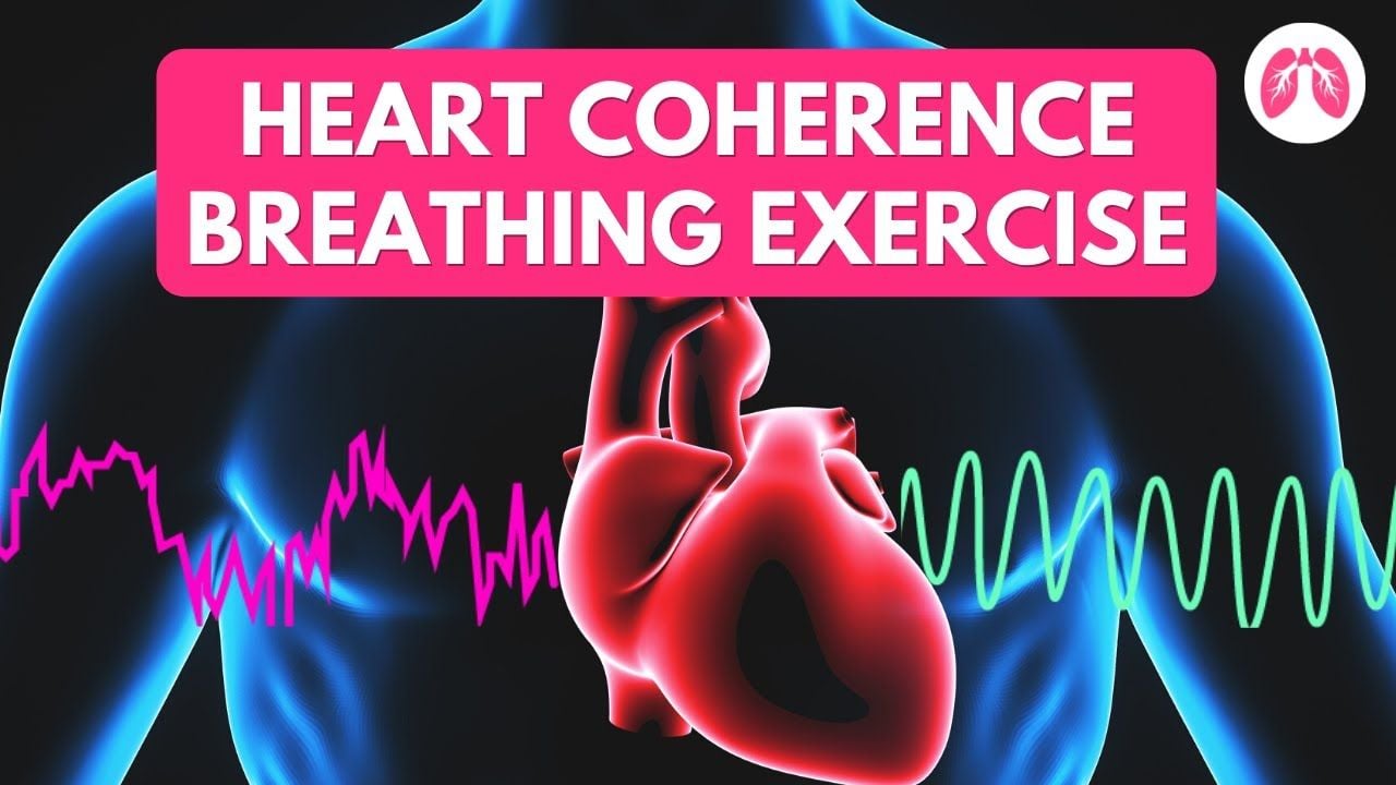 Heart Coherence Breathing Exercise | HRV Resonant Cardiac Breathwork | TAKE A DEEP BREATH