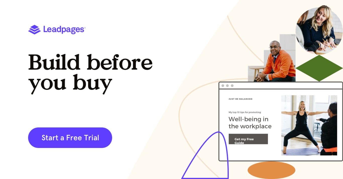 Try Leadpages Free for 14 Days