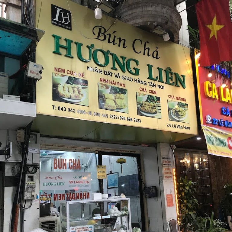 Bún chả Hương Liên · 24 P. Lê Văn Hưu, Phan Chu Trinh, Hai Bà Trưng, Hà Nội, Vietnam