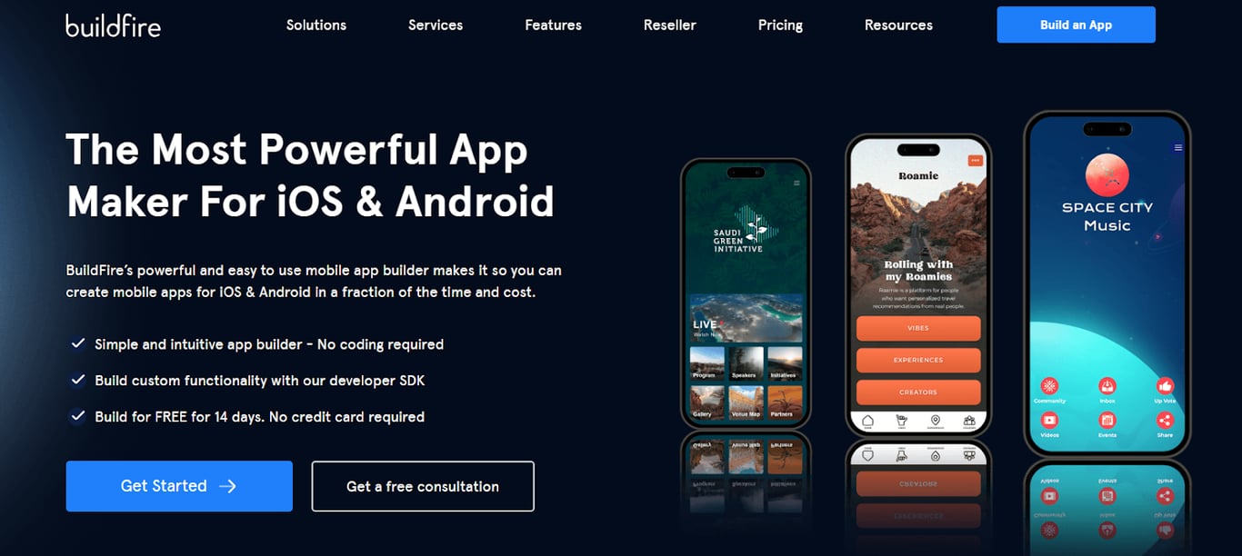 Features and pricing of BuildFire | Zeroqode Blog