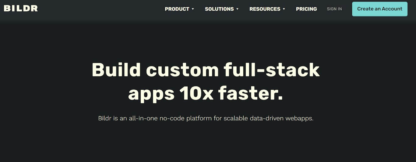 Best 6 no code web app builders