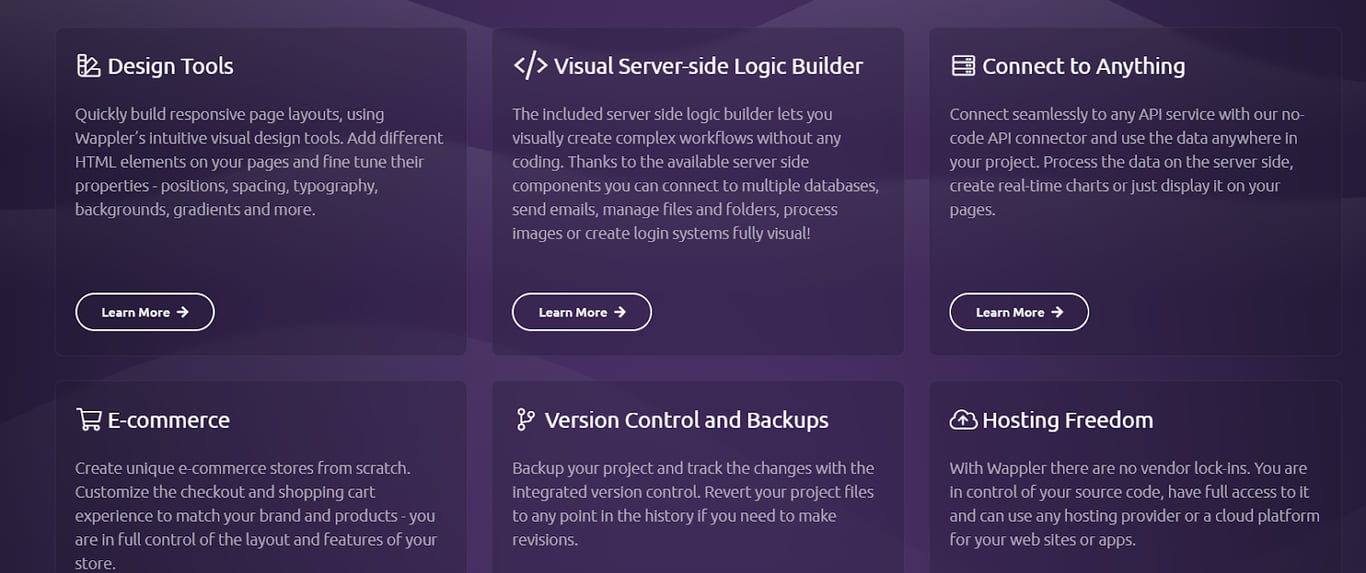 Features and pricing of Wappler | Zeroqode Blog