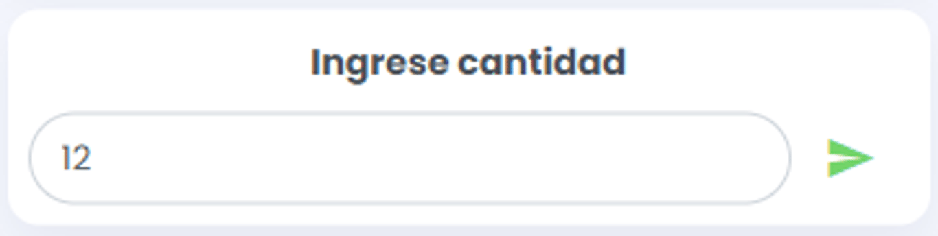 Filtro con input de tipo INTEGER
