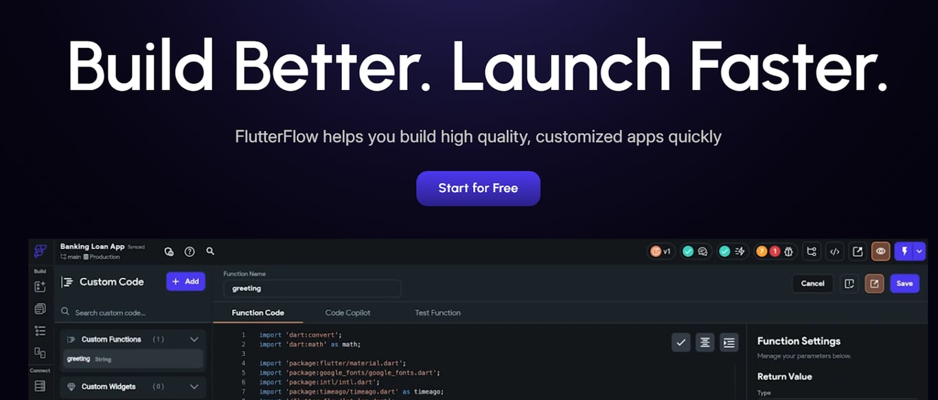 FlutterFlow AI features | Zeroqode Blog