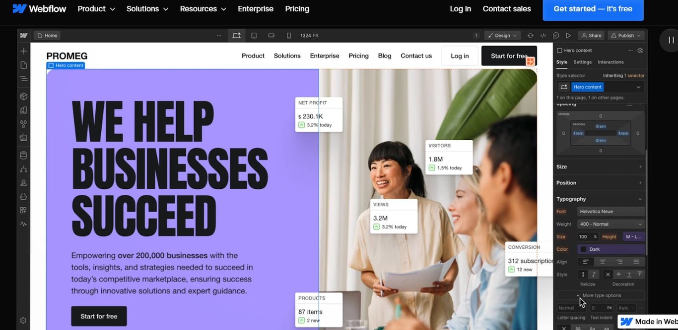 Best 6 no code web app builders