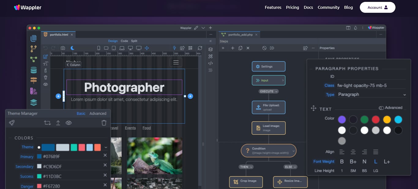 Wappler : Best no code webapp builders