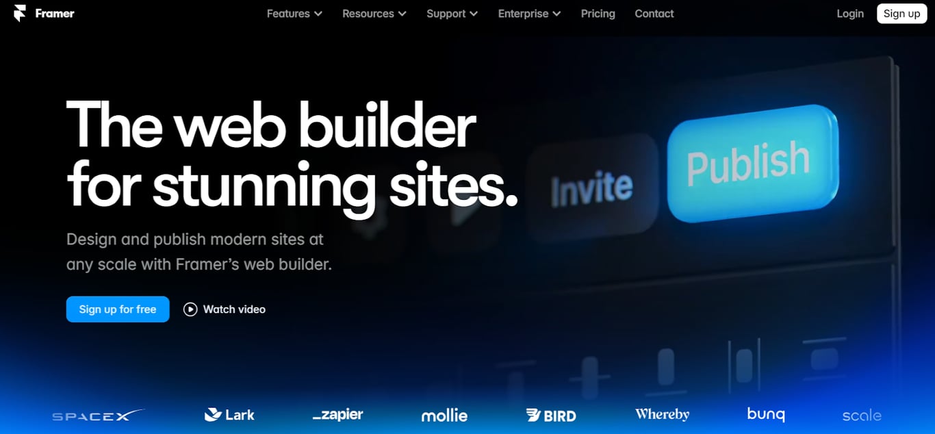 Framer AI features | Zeroqode Blog