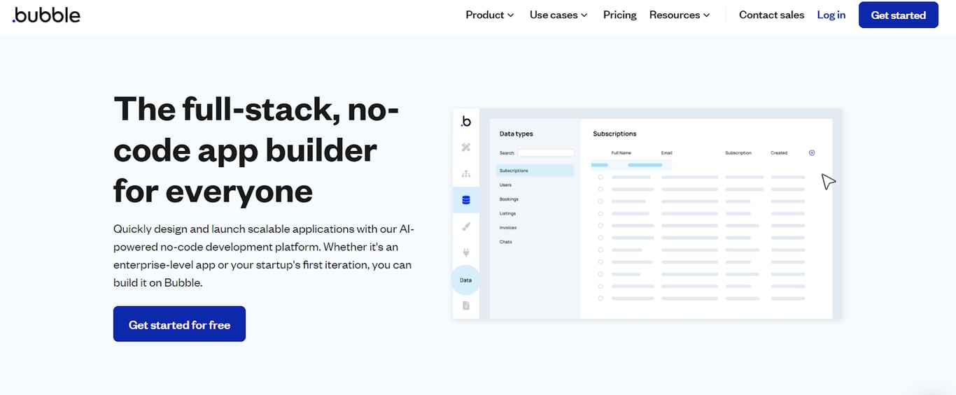 Best 6 no code web app builders