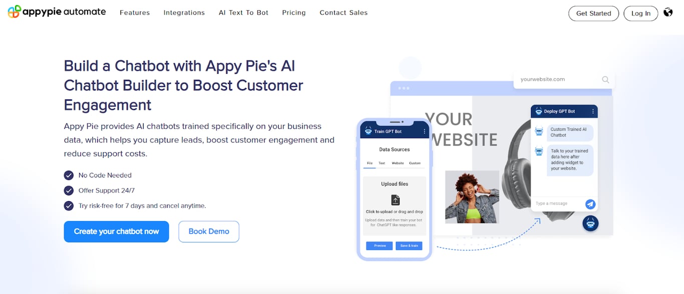AppyPie AI features | Zeroqode Blog