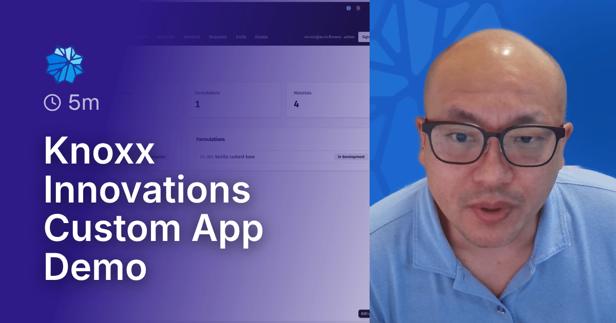 Knoxx Innovations Custom App Demo