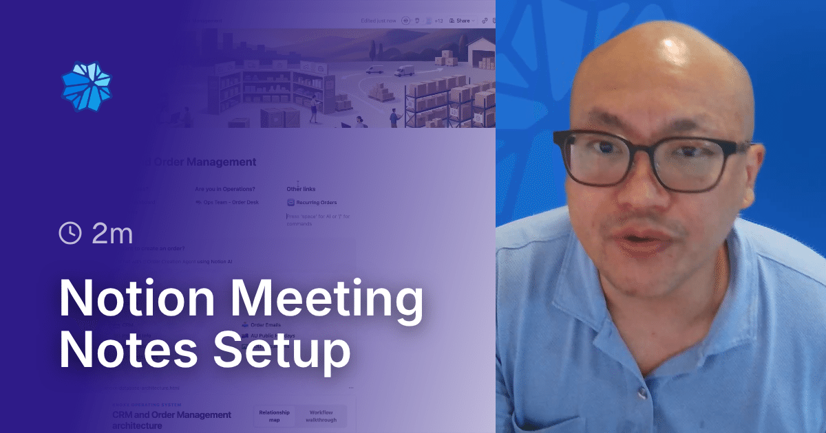 Notion Meeting Notes Setup