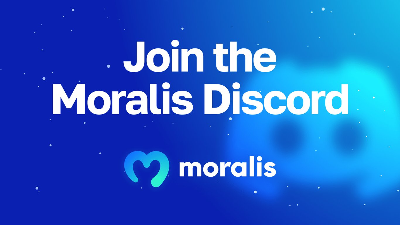 Join Moralis Discord 🧙⚡ - Moralis Web3 | Enterprise-Grade Web3 APIs