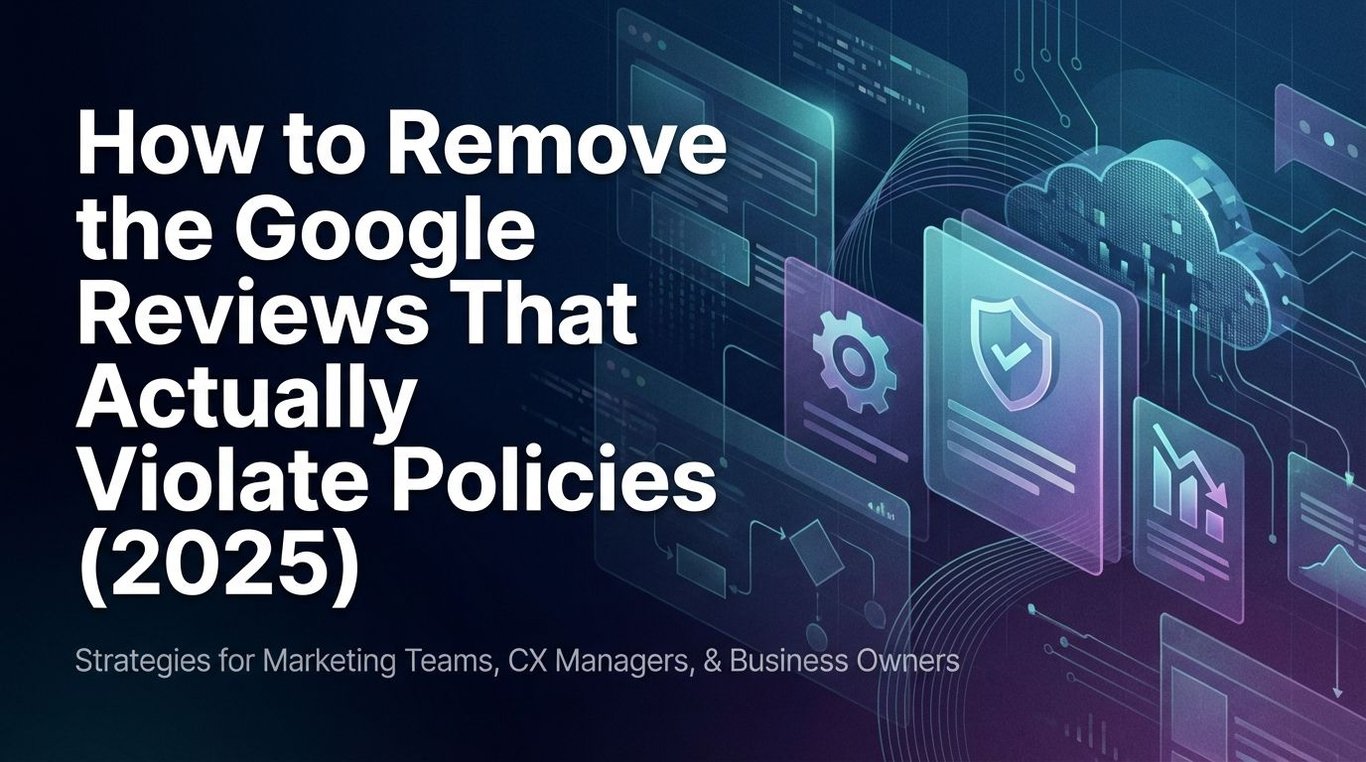 How to Remove the Google Reviews That Actually Violate Policies (2025)