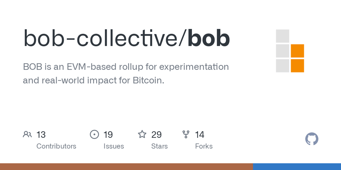 GitHub - bob-collective/bob: BOB is an EVM-based rollup for experimentation and real-world impact for Bitcoin.