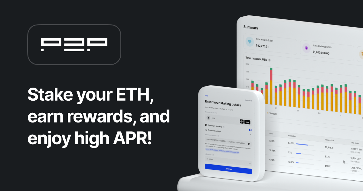 Leading Institutional Staking and RPC Node provider. Stake tokens, host nodes and develop Web3 with us