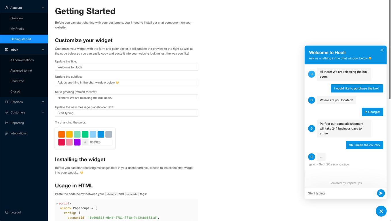 Papercups | Open Source Intercom Alternative