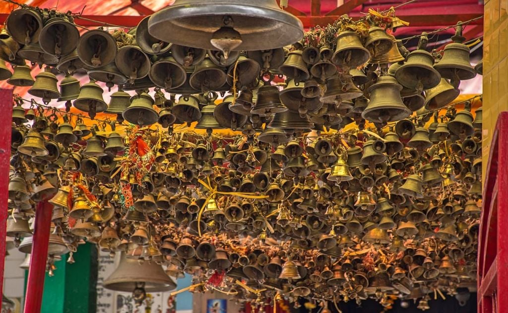 Jhula Devi Temple in Ranikhet, Uttarakhand