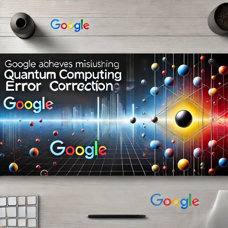 Google Achieves Major Milestone in Quantum Computing Error Correction