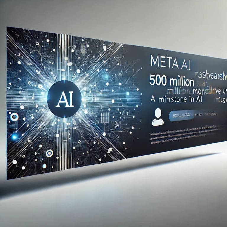 Meta AI Chatbot Surpasses 500 Million Monthly Active Users: A Milestone in AI Integration