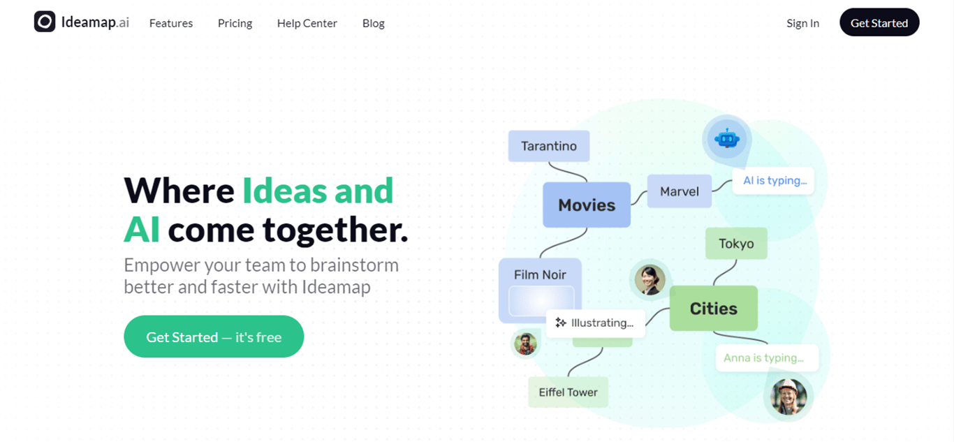 IdeaMap.AI: Revolucionando el brainstorming con IA