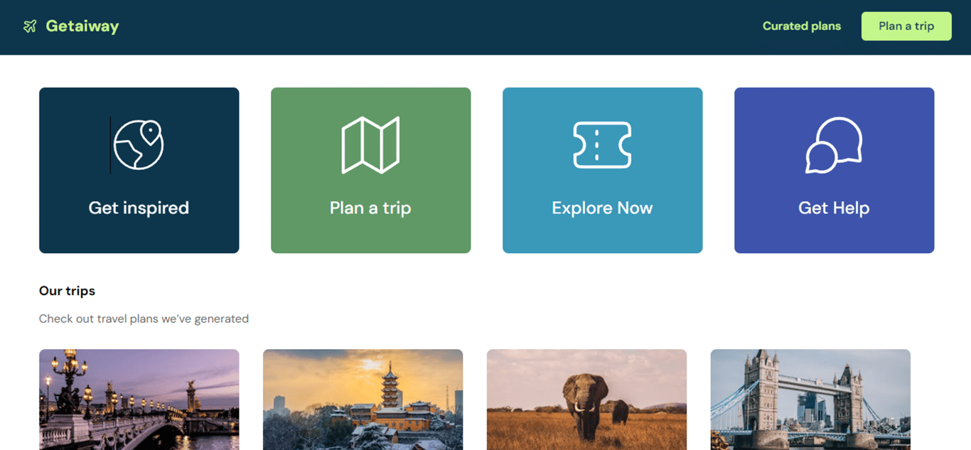 Getaiway: Revoluciona Tu planificación de viajes con IA