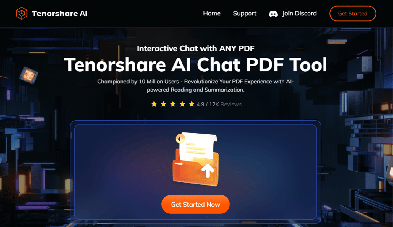 Tenorshare AI Chat PDF: Revoluciona tus PDFs con IA