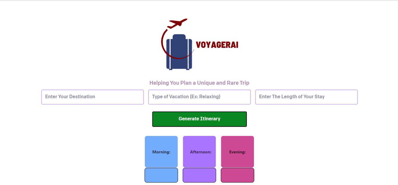 VoyagerAI: Simplificando la planificación de tus aventuras