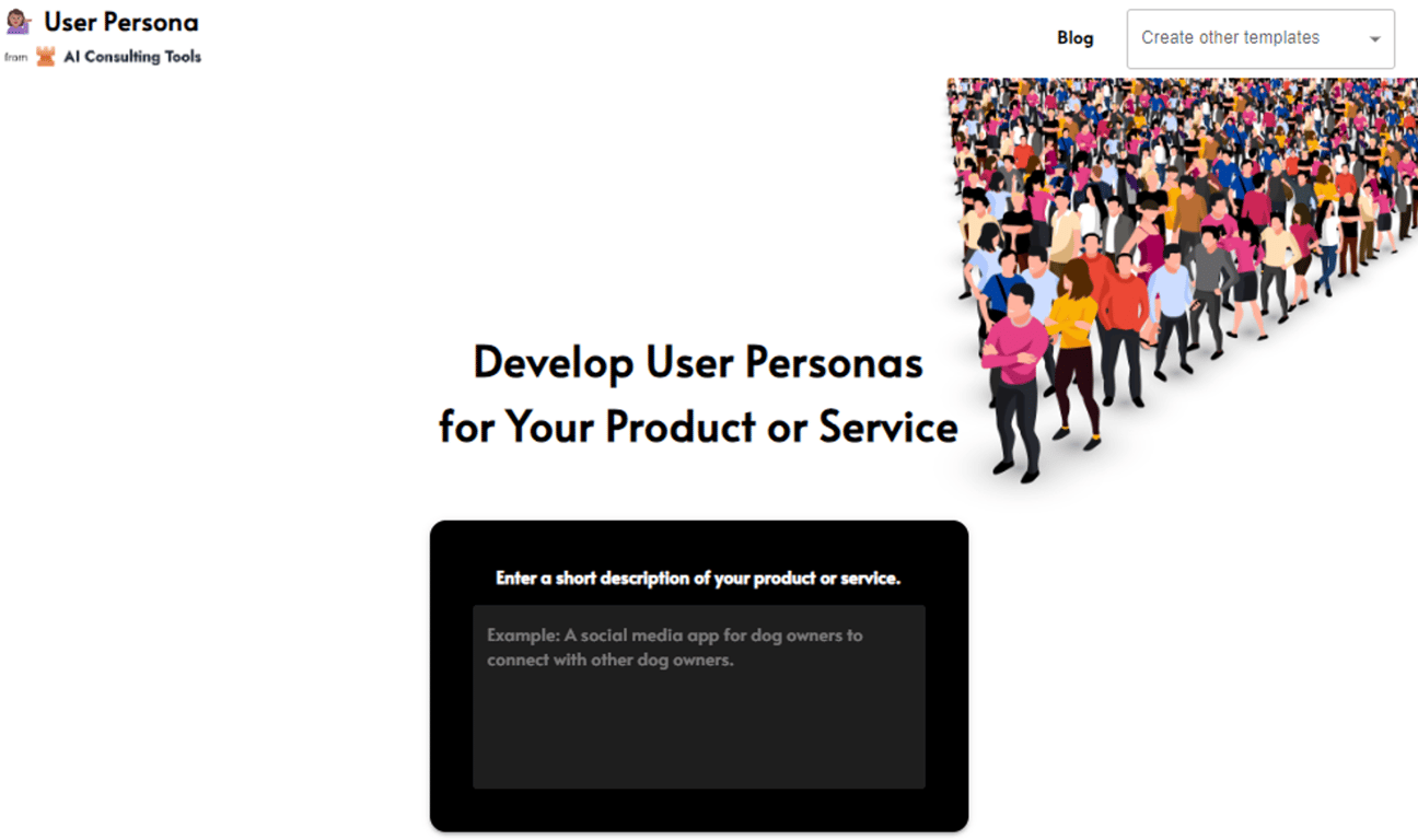 UserPersona: Creación rápida de personas con IA