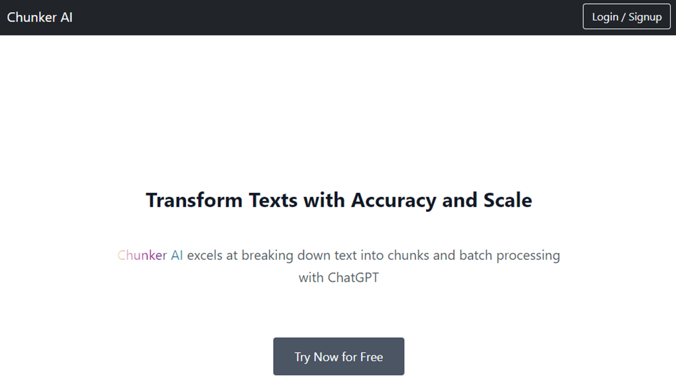 Chunker AI: Transformando textos con precisión y escala