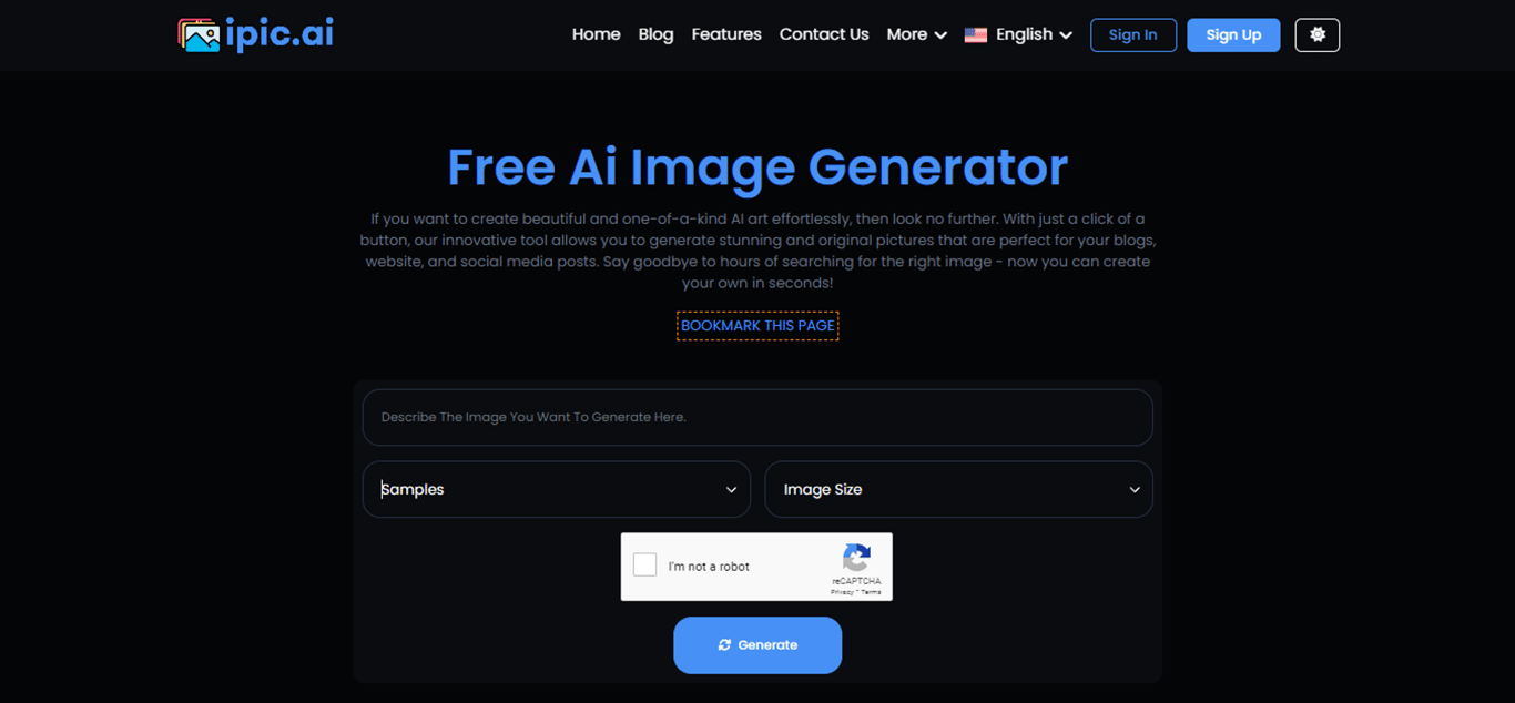 iPic.Ai: Revoluciona tu Contenido Visual con Arte AI Único