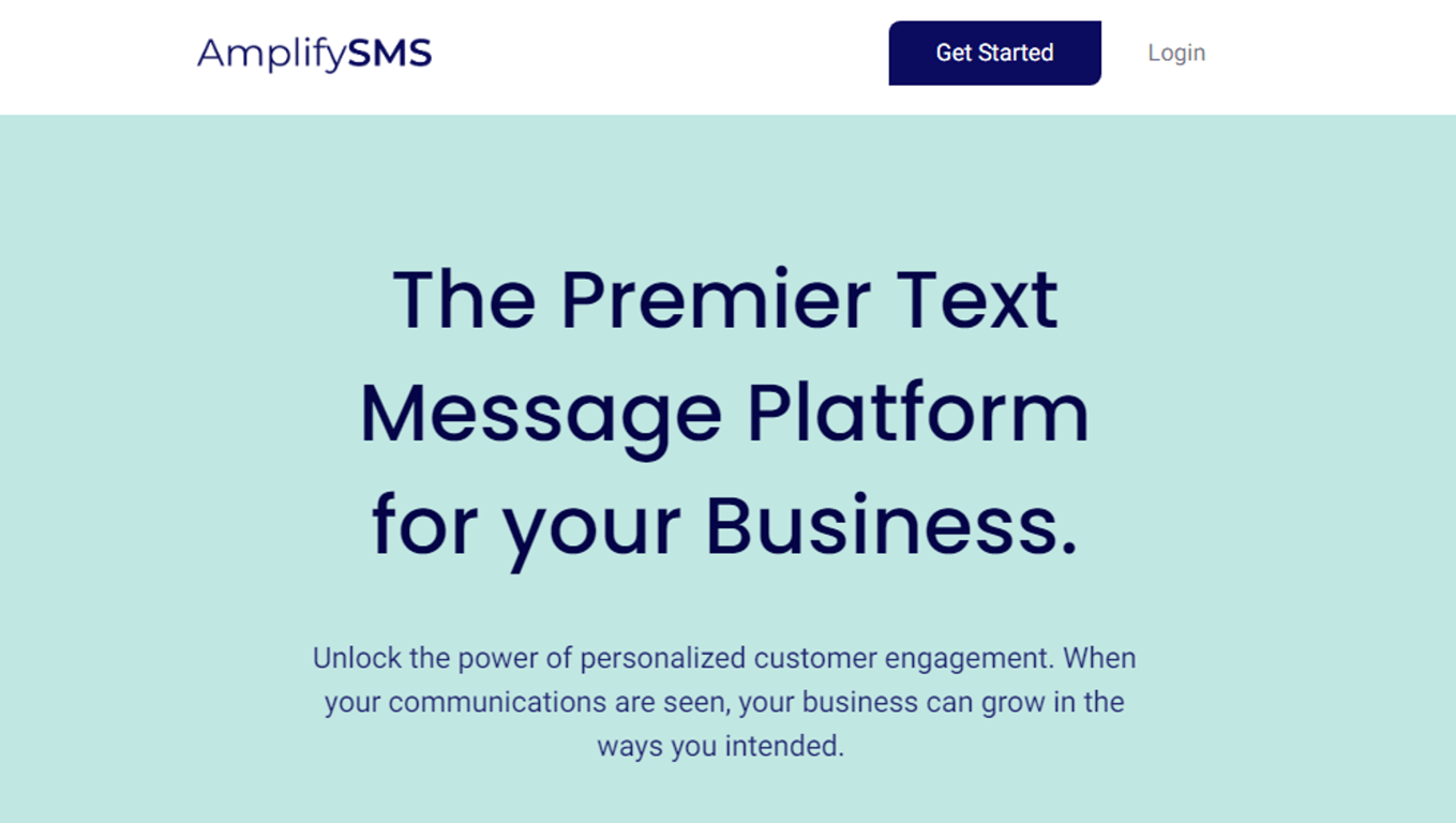 AmplifySMS: Plataforma de mensajes de texto para empresas