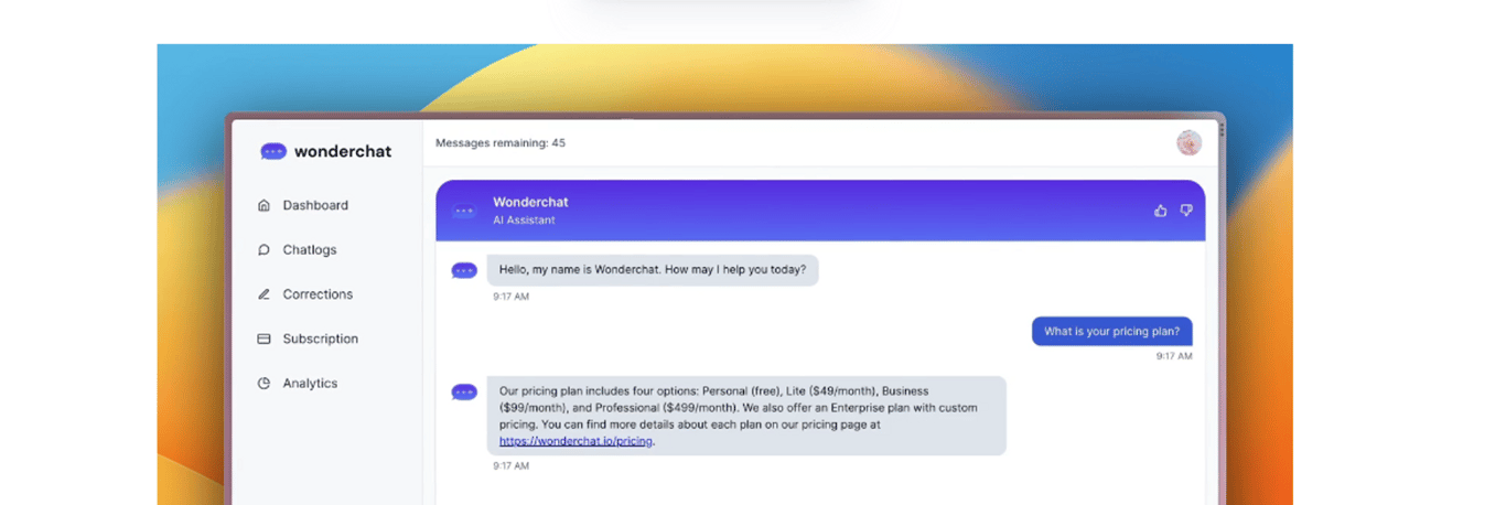 Wonderchat: La Herramienta de Chatbot Basada en ChatGPT