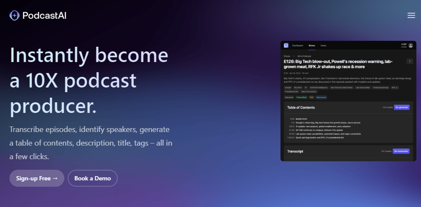 PodcastAI: Revolucionando la producción de podcasts con IA
