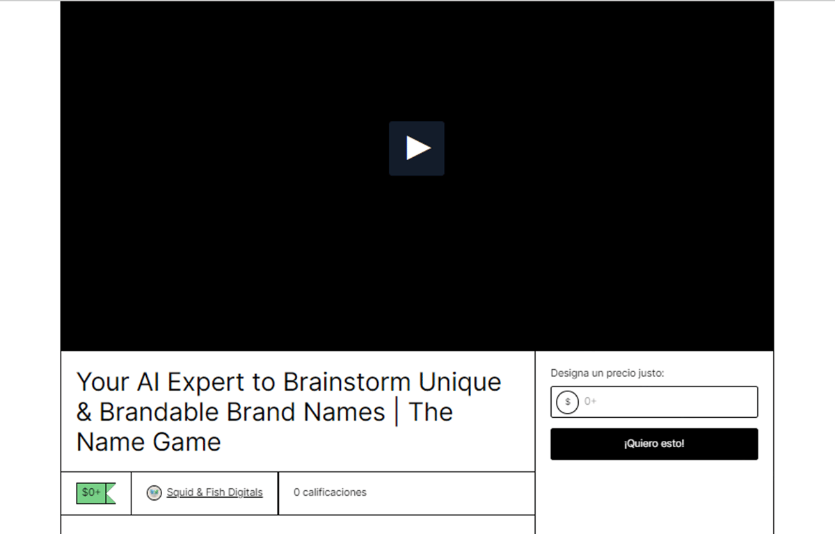 The Name Game: La herramienta de IA para idear nombres de marca