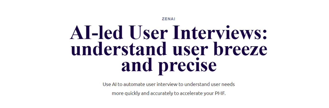 zenAI: Revolucionando las entrevistas de usuarios con IA