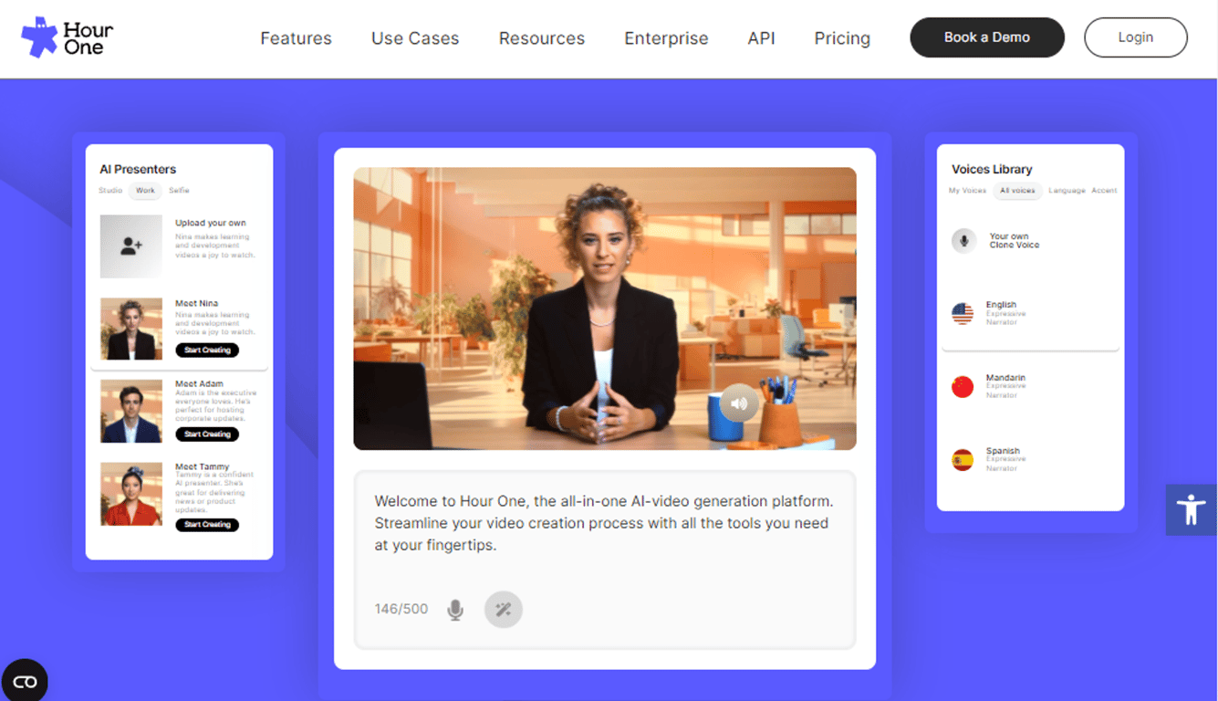 Hour One: Creación de videos con IA al alcance de todos