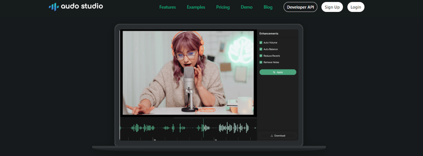 Audo Studio: La solución definitiva para limpieza de Audio con IA