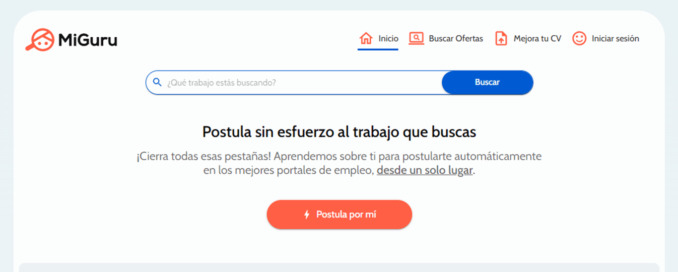 MiGuru: Tu aliado en la búsqueda de empleo