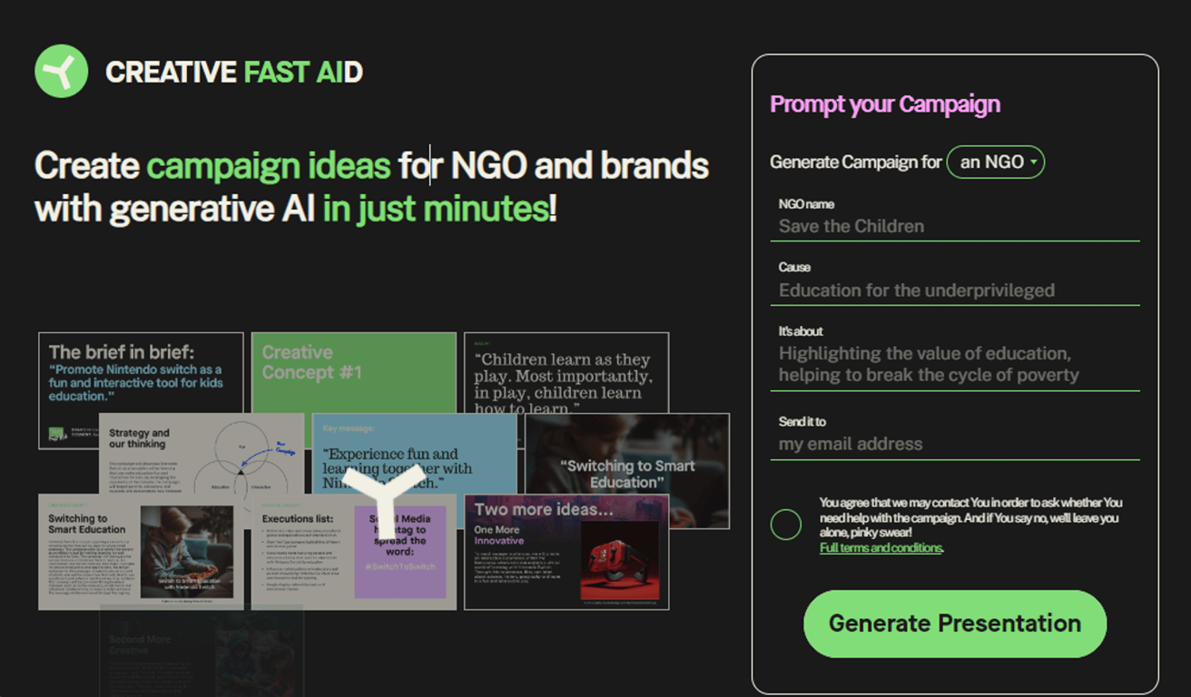 Creative Fast AID: IA para campañas brillantes