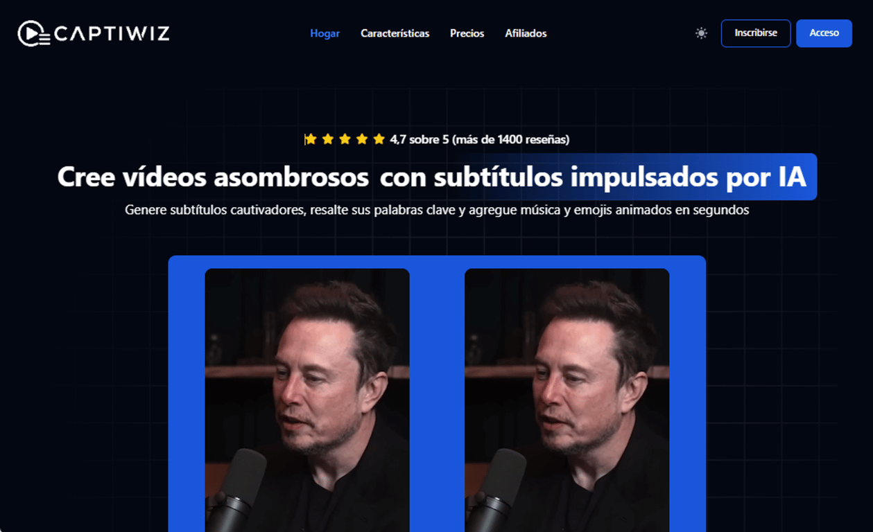 Captiwiz: Revoluciona tus videos con subtítulos automáticos y emojis