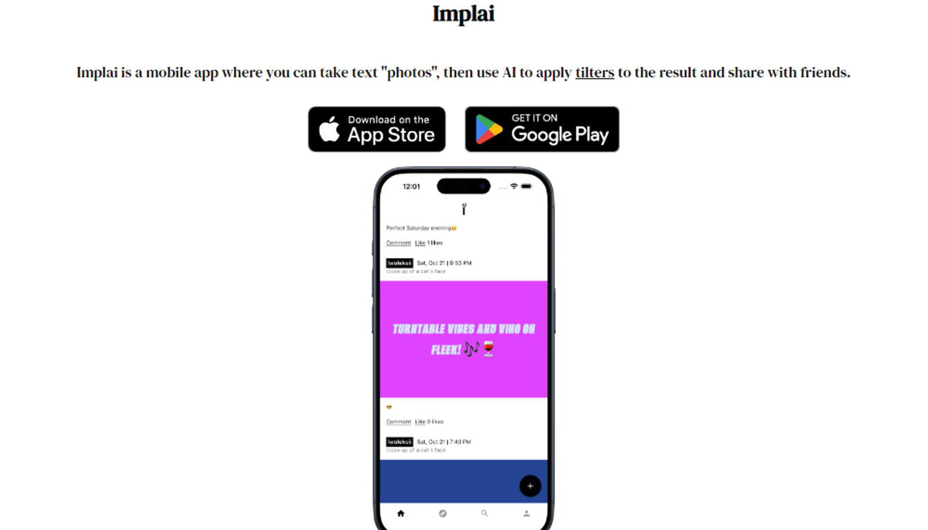 Implai: Revoluciona tu texto con filtros AI