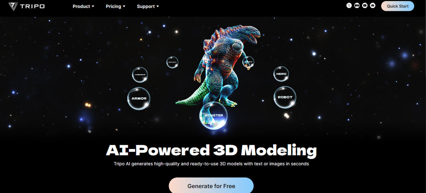 Tripo AI: Revoluciona tu modelación 3D con AI