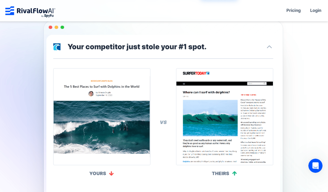 RivalFlow AI: Optimización de contenido para SEO