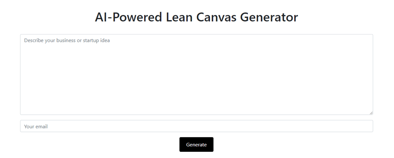 Lean Canvas AI: Revolucionando la planificación empresarial con Inteligencia Artificial