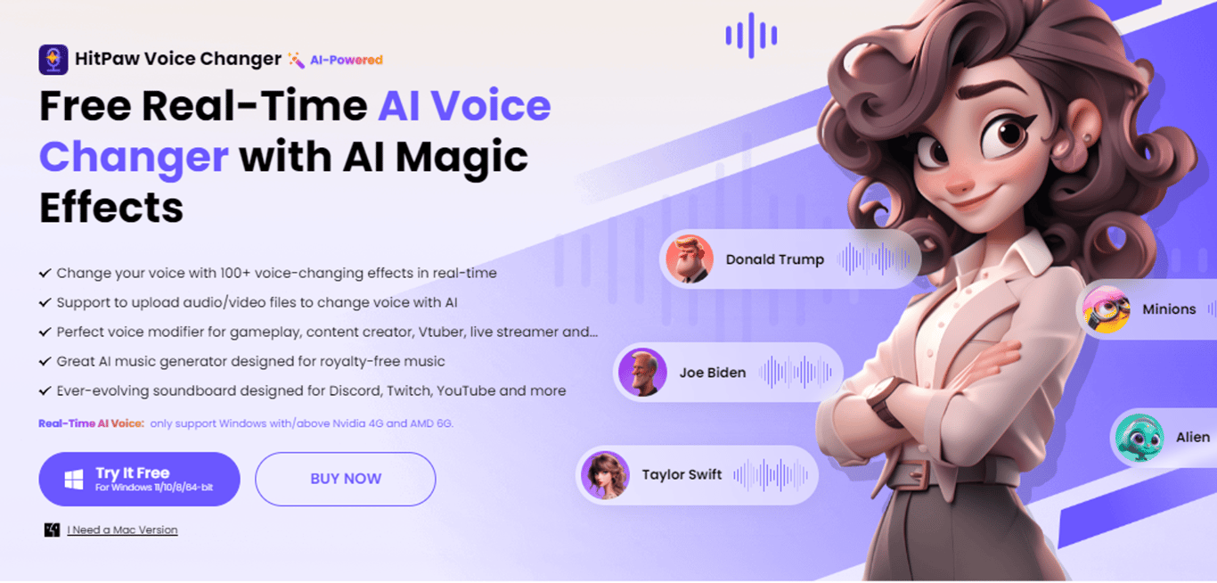 HitPaw Voice Changer: Revoluciona tu voz con IA
