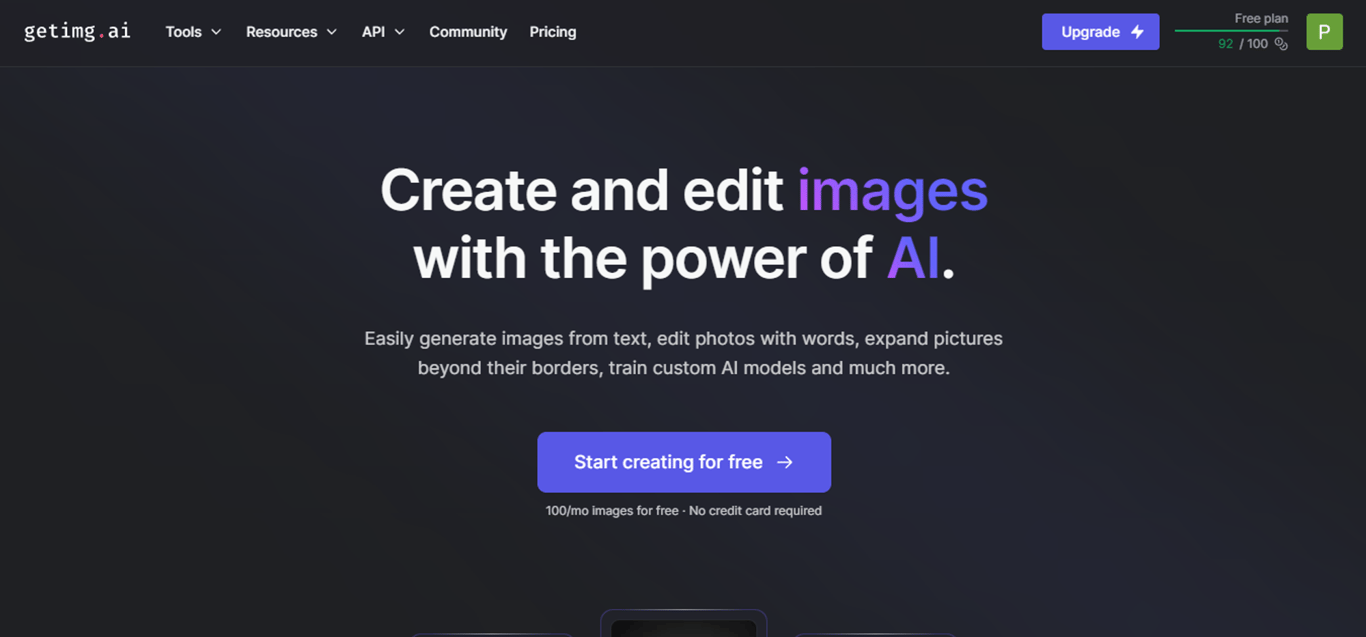 GetImg.AI: Desata tu creatividad con herramientas de arte AI